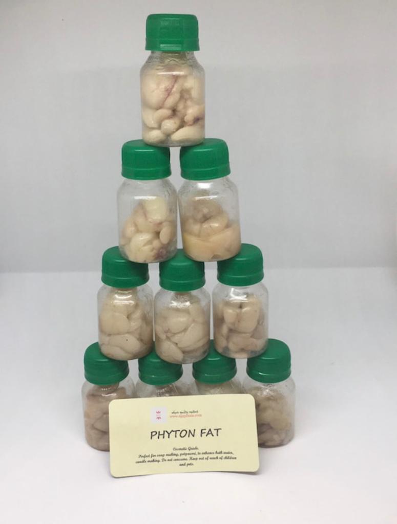 Python Fat (Snake Fat) – Cosmetic Grade (5 Bottles)