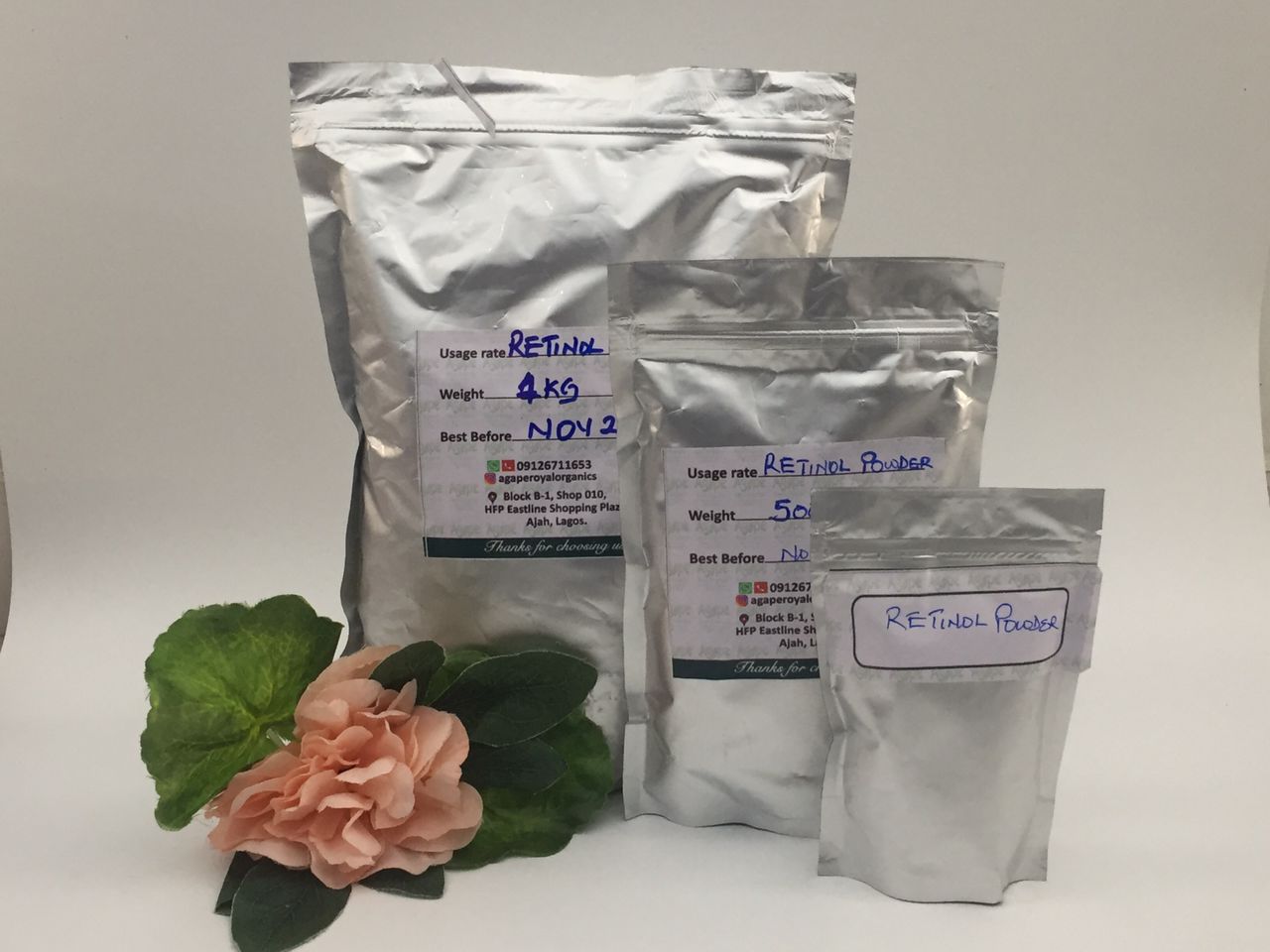 Retinol Powder (Vitamin A Powder)- Cosmetic Grade