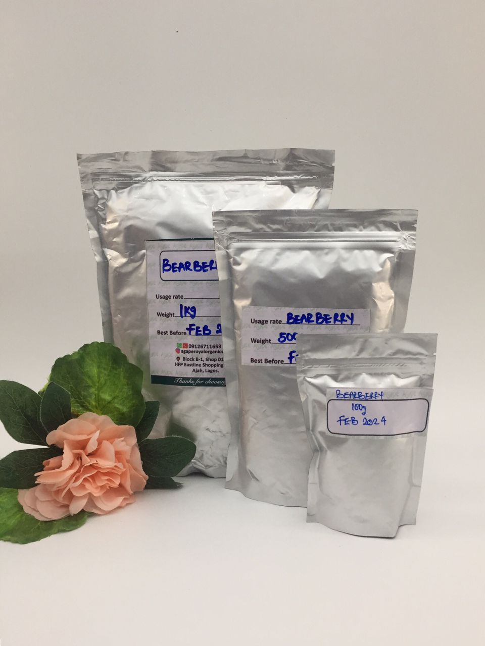 Bearberry Extract Powder – Cosmetic Grade For External Use Only — Natural Ingredient — No Medical Claims