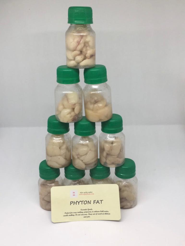 Python Fat (Snake Fat) – Cosmetic Grade (5 Bottles)
