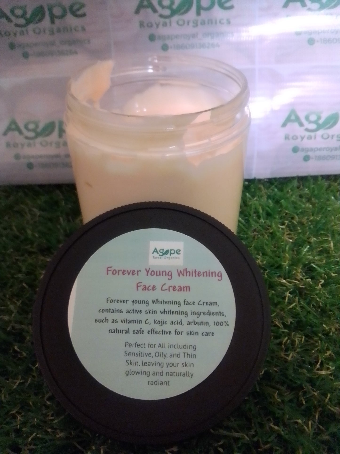 Forever young Whitening face Cream 250G, 500G, 1KG and 4 KG Bucket