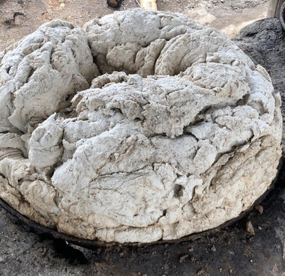 100% African Ghana Black White Soap Powder, soft white