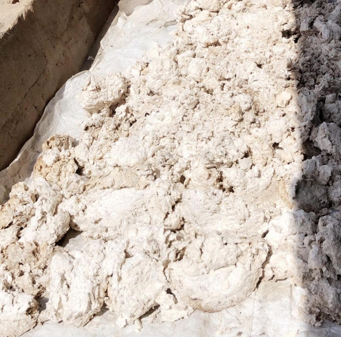 100% African Ghana Black White Soap Powder, soft white